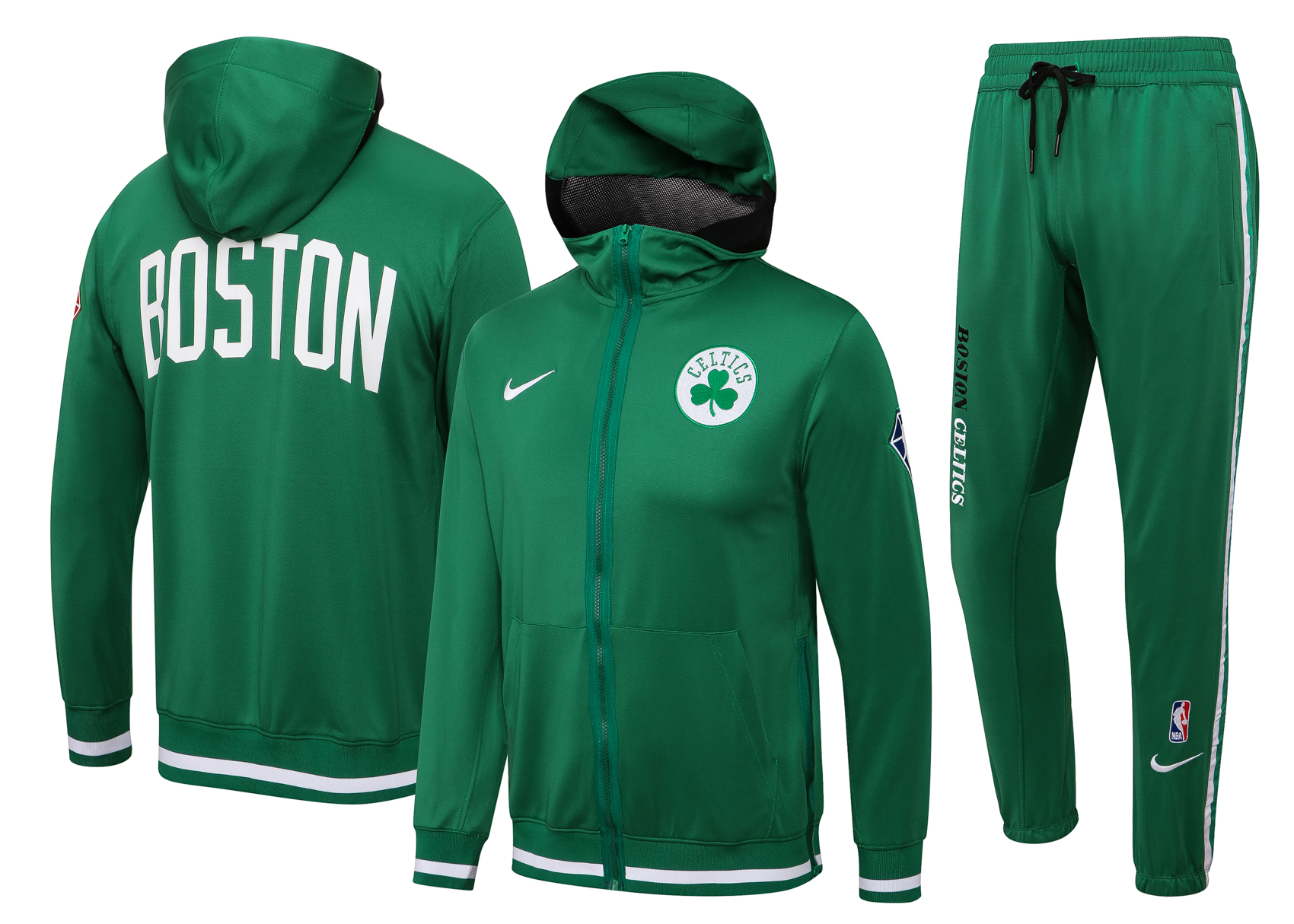 Men Boston Celtics green  2024 NBA Nike Training suit->boston celtics->NBA Jersey